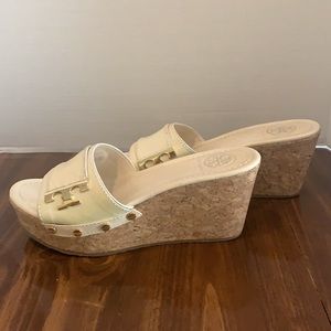 Tory Burch Cork Wedge Sandals